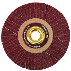 Dynabrade - 4" Diam 220 Grit Coated Sanding Star - Very Fine Grade, Arbor Mount - Industrial Tool & Supply