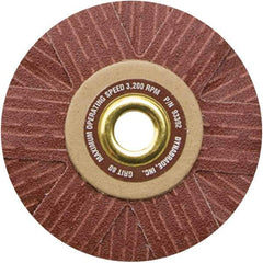 Dynabrade - 4" Diam 150 Grit Coated Sanding Star - Very Fine Grade, Arbor Mount - Industrial Tool & Supply
