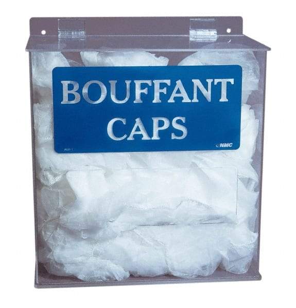 PRO-SAFE - Table and Wall Mount Bouffant Cap Dispenser - 11-3/4 Inch Wide x 6 Inch Deep x 13 Inch High - Industrial Tool & Supply