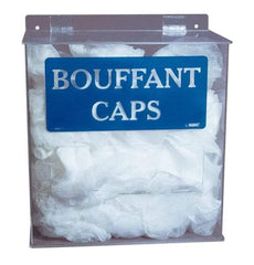 PRO-SAFE - Table and Wall Mount Bouffant Cap Dispenser - 11-3/4 Inch Wide x 6 Inch Deep x 13 Inch High - Industrial Tool & Supply