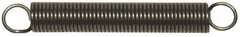 Gardner Spring - 0.42" OD, 1.4" Max Ext Len, 0.055" Wire Diam Spring - 7.4 Lb/In Rating, 1.4 Lb Init Tension - Industrial Tool & Supply