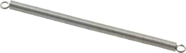 Gardner Spring - 1/4" OD, 4.56 Lb Max Load, 4.56" Max Ext Len, 0.0317" Wire Diam Spring - 0.97 Lb/In Rating - Industrial Tool & Supply