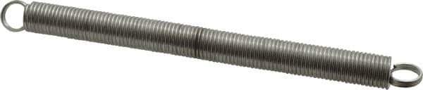 Gardner Spring - 5/8" OD, 21.1 Lb Max Load, 21.1" Max Ext Len, 0.072" Wire Diam Spring - 2.4 Lb/In Rating - Industrial Tool & Supply