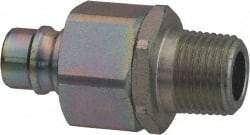 Parker - 3/8 Thread Stainless Steel Hydraulic Hose MPT Fitting - 4,000 psi - Industrial Tool & Supply