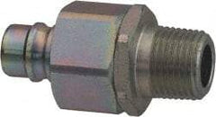 Parker - 1 Thread Stainless Steel Hydraulic Hose MPT Fitting - 2,000 psi - Industrial Tool & Supply