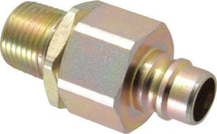 Parker - 1/2 Thread Steel Hydraulic Hose MPT Fitting - 4,000 psi - Industrial Tool & Supply