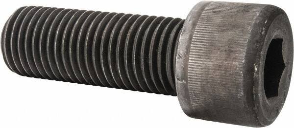 Value Collection - 1-1/4 - 7 UNC Hex Socket Drive, Socket Cap Screw - Alloy Steel, Black Oxide Finish, Fully Threaded, 3-1/2" Length Under Head - Industrial Tool & Supply