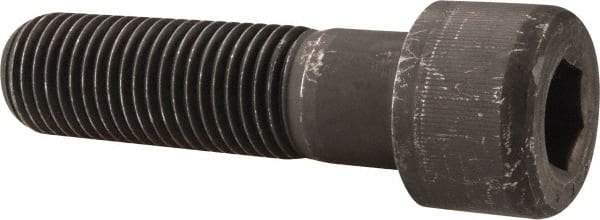 Value Collection - 1-1/4 - 7 UNC Hex Socket Drive, Socket Cap Screw - Alloy Steel, Black Oxide Finish, Partially Threaded, 4-1/2" Length Under Head - Industrial Tool & Supply