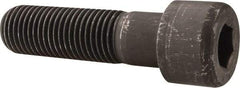 Value Collection - 1-1/4 - 7 UNC Hex Socket Drive, Socket Cap Screw - Alloy Steel, Black Oxide Finish, Partially Threaded, 4-1/2" Length Under Head - Industrial Tool & Supply