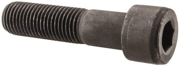 Value Collection - 1-1/4 - 7 UNC Hex Socket Drive, Socket Cap Screw - Alloy Steel, Black Oxide Finish, Partially Threaded, 5" Length Under Head - Industrial Tool & Supply