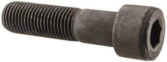 Value Collection - 1-1/4 - 7 UNC Hex Socket Drive, Socket Cap Screw - Alloy Steel, Black Oxide Finish, Partially Threaded, 5" Length Under Head - Industrial Tool & Supply
