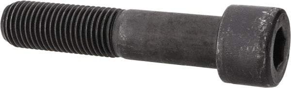 Value Collection - 1-1/4 - 7 UNC Hex Socket Drive, Socket Cap Screw - Alloy Steel, Black Oxide Finish, Partially Threaded, 6" Length Under Head - Industrial Tool & Supply