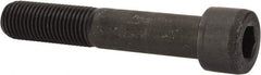 Value Collection - 1-1/4 - 7 UNC Hex Socket Drive, Socket Cap Screw - Alloy Steel, Black Oxide Finish, Partially Threaded, 7" Length Under Head - Industrial Tool & Supply