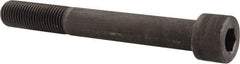 Value Collection - 1-1/4 - 7 UNC Hex Socket Drive, Socket Cap Screw - Alloy Steel, Black Oxide Finish, Partially Threaded, 10" Length Under Head - Industrial Tool & Supply