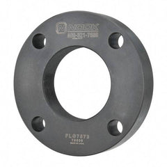 Nook Industries - 4.94" Flange OD x 0.9" Thickness Precision Acme Mounting Flange - For 2-4 Bars, 4 Mounting Holes, Steel - Industrial Tool & Supply