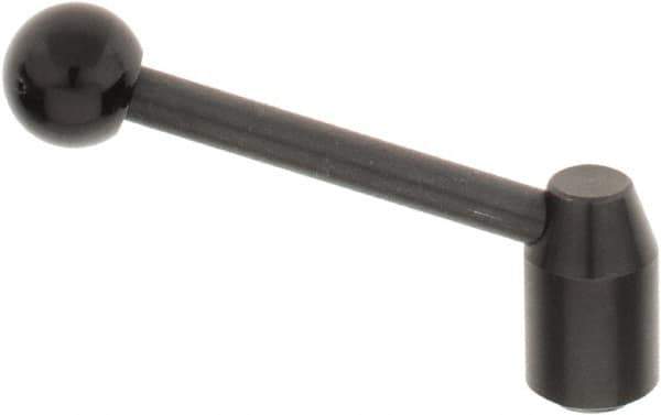J.W. Winco - 5/16-18, 0.63" Hub Diam, Steel Tapped Insert Adjustable Clamping Handle - Industrial Tool & Supply