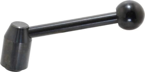 J.W. Winco - 3/8-16, 0.63" Hub Diam, Steel Tapped Insert Adjustable Clamping Handle - Industrial Tool & Supply
