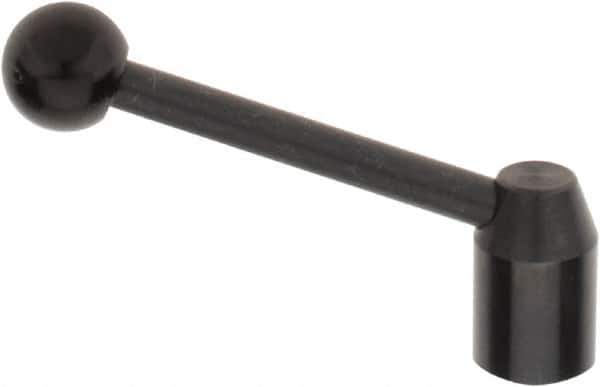 J.W. Winco - M8 x 1.25, 16mm Hub Diam, Steel Tapped Insert Adjustable Clamping Handle - Industrial Tool & Supply