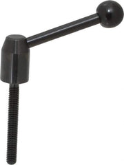 J.W. Winco - 5/16-18, 0.53" Hub Diam, Steel Threaded Stud Adjustable Clamping Handle - Industrial Tool & Supply
