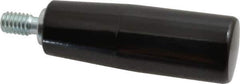 Value Collection - 5/16-18 Threaded Stem, Revolving Handwheel & Machine Handle - Phenolic Cylindrical Handle, 0.55" Long Steel Stem, 2.56" Handle Length, 3.21" OAL - Industrial Tool & Supply
