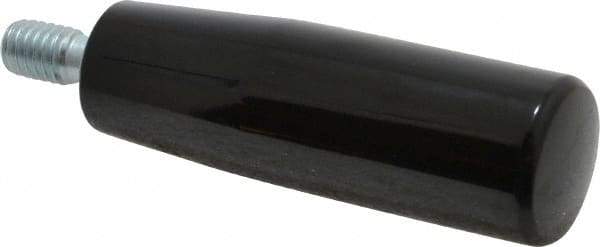 Value Collection - 3/8-16 Threaded Stem, Revolving Handwheel & Machine Handle - Phenolic Cylindrical Handle, 0.63" Long Steel Stem, 3.15" Handle Length, 3.88" OAL - Industrial Tool & Supply