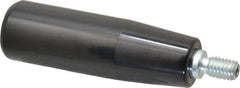Value Collection - 3/8-16 Threaded Stem, Revolving Handwheel & Machine Handle - Phenolic Cylindrical Handle, 0.63" Long Steel Stem, 3.54" Handle Length, 4.27" OAL - Industrial Tool & Supply