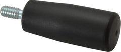 Value Collection - 1/4-20 Threaded Stem, Revolving Handwheel & Machine Handle - Technopolymer Cylindrical Handle, 0.51" Long Steel Stem, 1.97" Handle Length, 2.58" OAL - Industrial Tool & Supply