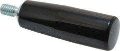 Value Collection - 5/16-18 Threaded Stem, Revolving Handwheel & Machine Handle - Technopolymer Cylindrical Handle, 0.55" Long Steel Stem, 2.56" Handle Length, 3.21" OAL - Industrial Tool & Supply
