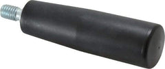 Value Collection - 3/8-16 Threaded Stem, Revolving Handwheel & Machine Handle - Technopolymer Cylindrical Handle, 0.63" Long Steel Stem, 3.54" Handle Length, 4.27" OAL - Industrial Tool & Supply