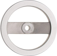 Value Collection - 7.87", 2 Spoke Handwheel - 1.65" Hub, Aluminum, Polished Finish - Industrial Tool & Supply