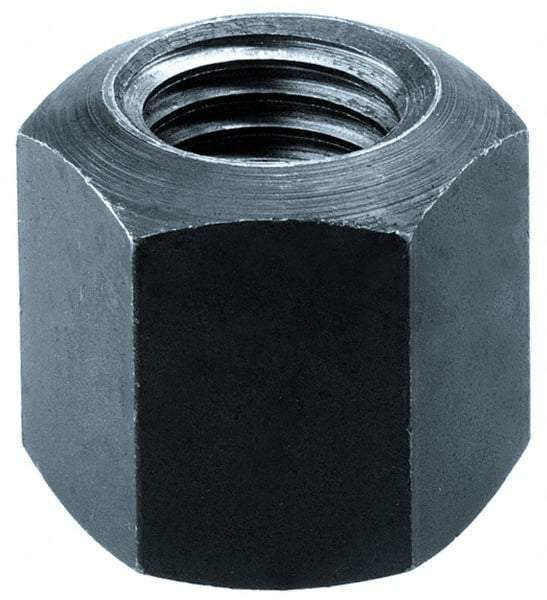 Gibraltar - M20, Steel, Black Phosphate Coated, Right Hand Spherical Fixture Nut - 30mm Wide Across Flats, 30mm High, 27mm Radius - Industrial Tool & Supply