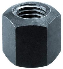 Gibraltar - M18, Steel, Black Phosphate Coated, Right Hand Spherical Fixture Nut - 27mm Wide Across Flats, 27mm High, 24.5mm Radius - Industrial Tool & Supply