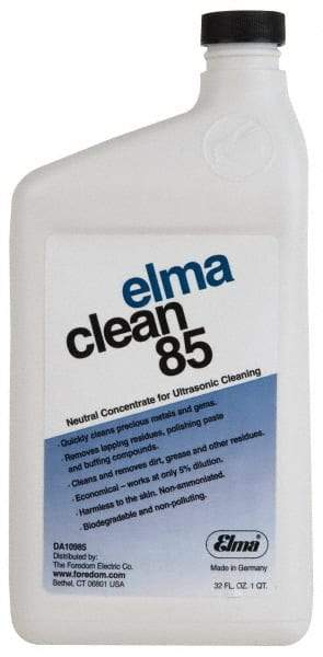 Foredom - 1 Qt Bottle Ultrasonic Cleaner - Water-Based - Industrial Tool & Supply