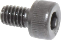 Value Collection - M4x0.70 Metric Coarse Hex Socket Drive, Socket Cap Screw - Grade 12.9 Alloy Steel, Black Oxide Finish, Fully Threaded, 6mm Length Under Head - Industrial Tool & Supply