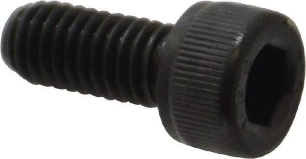 Value Collection - M6x1.00 Metric Coarse Hex Socket Drive, Socket Cap Screw - Grade 12.9 Alloy Steel, Black Oxide Finish, Fully Threaded, 14mm Length Under Head - Industrial Tool & Supply