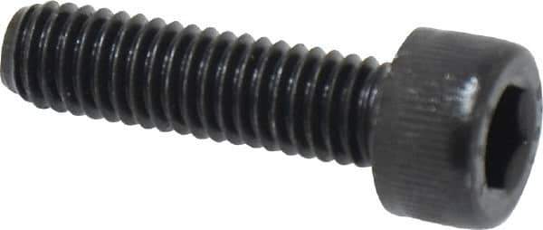 Value Collection - M6x1.00 Metric Coarse Hex Socket Drive, Socket Cap Screw - Grade 12.9 Alloy Steel, Black Oxide Finish, Fully Threaded, 22mm Length Under Head - Industrial Tool & Supply
