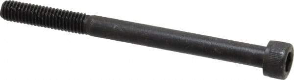 Value Collection - M6x1.00 Metric Coarse Hex Socket Drive, Socket Cap Screw - Grade 12.9 Alloy Steel, Black Oxide Finish, Partially Threaded, 75mm Length Under Head - Industrial Tool & Supply