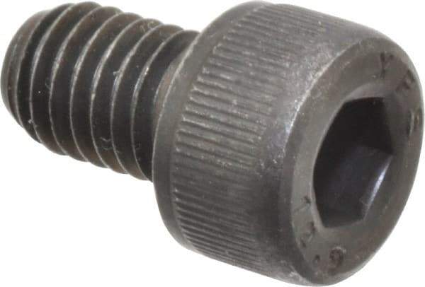 Value Collection - M8x1.25 Metric Coarse Hex Socket Drive, Socket Cap Screw - Grade 12.9 Alloy Steel, Black Oxide Finish, Fully Threaded, 12mm Length Under Head - Industrial Tool & Supply