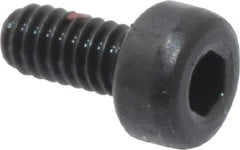 Value Collection - M2x0.40 Metric Coarse Hex Socket Drive, Socket Cap Screw - Grade 12.9 Alloy Steel, Black Oxide Finish, Fully Threaded, 4mm Length Under Head - Industrial Tool & Supply