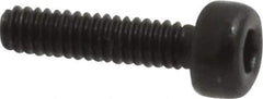 Value Collection - M2x0.40 Metric Coarse Hex Socket Drive, Socket Cap Screw - Grade 12.9 Alloy Steel, Black Oxide Finish, Fully Threaded, 8mm Length Under Head - Industrial Tool & Supply