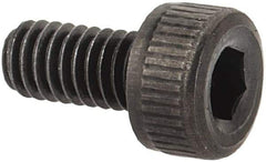 Value Collection - M2.5x0.45 Metric Coarse Hex Socket Drive, Socket Cap Screw - Grade 12.9 Alloy Steel, Black Oxide Finish, Fully Threaded, 5mm Length Under Head - Industrial Tool & Supply