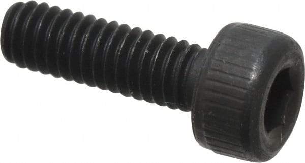 Value Collection - M2.5x0.45 Metric Coarse Hex Socket Drive, Socket Cap Screw - Grade 12.9 Alloy Steel, Black Oxide Finish, Fully Threaded, 8mm Length Under Head - Industrial Tool & Supply