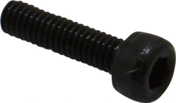 Value Collection - M2.5x0.45 Metric Coarse Hex Socket Drive, Socket Cap Screw - Grade 12.9 Alloy Steel, Black Oxide Finish, Fully Threaded, 10mm Length Under Head - Industrial Tool & Supply