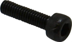 Value Collection - M2.5x0.45 Metric Coarse Hex Socket Drive, Socket Cap Screw - Grade 12.9 Alloy Steel, Black Oxide Finish, Fully Threaded, 10mm Length Under Head - Industrial Tool & Supply