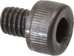 Value Collection - M4x0.70 Metric Coarse Hex Socket Drive, Socket Cap Screw - Grade 12.9 Alloy Steel, Black Oxide Finish, Fully Threaded, 5mm Length Under Head - Industrial Tool & Supply