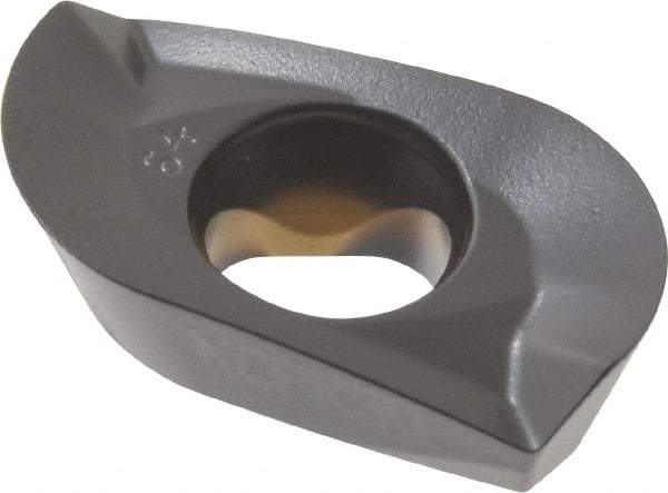 Kennametal - EP1864 GD Grade KCPK30 Carbide Milling Insert - TiN/TiCN/Al2O3 Finish, 0.217" Thick, 6.4mm Corner Radius - Industrial Tool & Supply