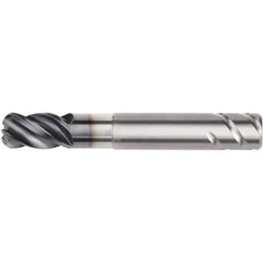 Kennametal - 3/4", 4 Flute, Single End, Solid Carbide, 0.03" Corner Radius End Mill - 5-1/2" OAL, 38° Helix, Right Hand Flute, 1" LOC, Right Hand Cut, 3-1/4" Extended Reach - Industrial Tool & Supply
