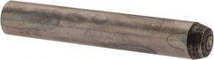 Value Collection - 4mm Diam x 25mm Pin Length Alloy Steel Standard Dowel Pin - C 58-62 Hardness, 5,930 Lb Breaking Strength, 1 Rounded End - Industrial Tool & Supply