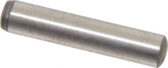 Value Collection - 5mm Diam x 25mm Pin Length Alloy Steel Standard Dowel Pin - C 58-62 Hardness, 9,270 Lb Breaking Strength, 1 Rounded End - Industrial Tool & Supply