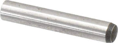 Value Collection - 6mm Diam x 35mm Pin Length Alloy Steel Standard Dowel Pin - C 58-62 Hardness, 13,300 Lb Breaking Strength, 1 Rounded End - Industrial Tool & Supply